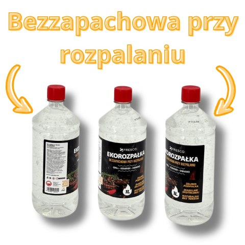 Żelowa eko-rozpałka 1,0L do grilla FRESCO bezzapachowa Żelowa eko-rozpałka 1,0L do grilla FRESCO bezzapachowa