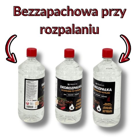 Żelowa eko-rozpałka 1,0L do grilla FRESCO bezzapachowa Żelowa eko-rozpałka 1,0L do grilla FRESCO bezzapachowa