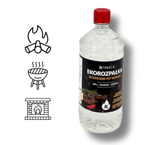 Żelowa eko-rozpałka 1,0L do grilla FRESCO bezzapachowa Żelowa eko-rozpałka 1,0L do grilla FRESCO bezzapachowa