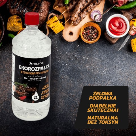Żelowa eko-rozpałka 1,0L do grilla FRESCO bezzapachowa Żelowa eko-rozpałka 1,0L do grilla FRESCO bezzapachowa