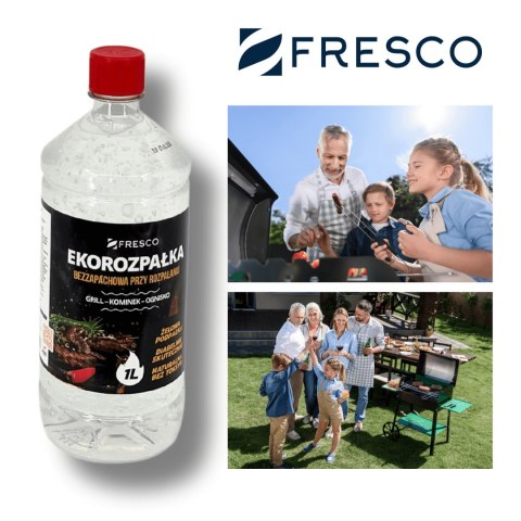 Żelowa eko-rozpałka 1,0L do grilla FRESCO bezzapachowa Żelowa eko-rozpałka 1,0L do grilla FRESCO bezzapachowa