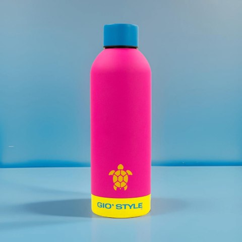 Butelka termiczna Kamai Gio Style, stal nierdzewna, różowa, pojemność 0,5L Butelka termiczna Kamai Gio Style, stal nierdzewna, różowa, pojemność 0,5L