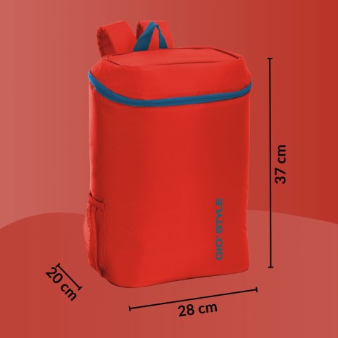 Plecak termiczny Kamai Gio Style, w kolorze czerwonym, pojemność 20L Plecak termiczny Kamai Gio Style, w kolorze czerwonym, pojemność 20L