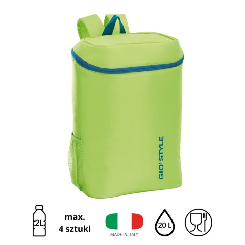 Plecak termiczny Kamai Gio Style, w kolorze zielonym, pojemność 20L Plecak termiczny Kamai Gio Style, w kolorze zielonym, pojemność 20L