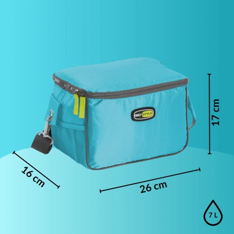 Torba lunchowa Kamai Gio Style na ramię, niebieska, pojemność 7L Torba lunchowa Kamai Gio Style na ramię, niebieska, pojemność 7L