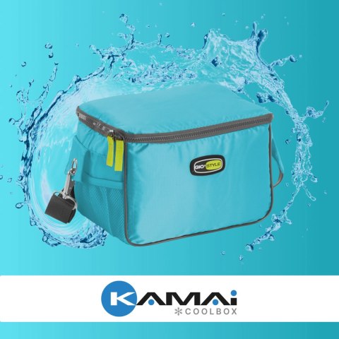 Torba lunchowa Kamai Gio Style na ramię, niebieska, pojemność 7L Torba lunchowa Kamai Gio Style na ramię, niebieska, pojemność 7L