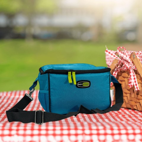 Torba lunchowa Kamai Gio Style na ramię, niebieska, pojemność 7L Torba lunchowa Kamai Gio Style na ramię, niebieska, pojemność 7L