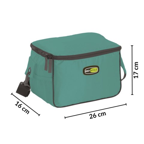 Torba lunchowa Kamai Gio Style na ramię, pastelowa zieleń, pojemność 7L Torba lunchowa Kamai Gio Style na ramię, pastelowa zieleń, pojemność 7L