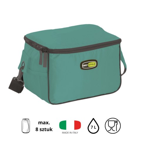 Torba lunchowa Kamai Gio Style na ramię, pastelowa zieleń, pojemność 7L Torba lunchowa Kamai Gio Style na ramię, pastelowa zieleń, pojemność 7L