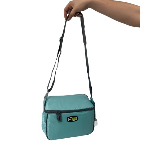 Torba lunchowa Kamai Gio Style na ramię, pastelowa zieleń, pojemność 7L Torba lunchowa Kamai Gio Style na ramię, pastelowa zieleń, pojemność 7L