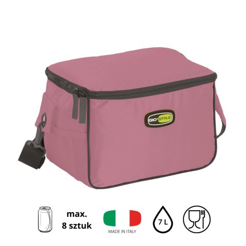 Torba lunchowa Kamai Gio Style na ramię, pastelowy róż, pojemność 7L Torba lunchowa Kamai Gio Style na ramię, pastelowy róż, pojemność 7L