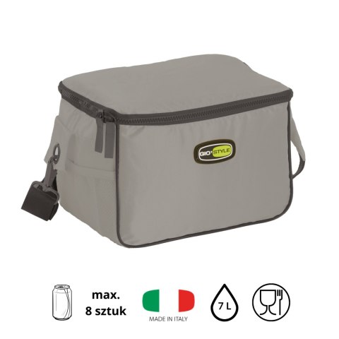 Torba lunchowa Kamai Gio Style na ramię, pastelowy szary, pojemność 7L Torba lunchowa Kamai Gio Style na ramię, pastelowy szary, pojemność 7L
