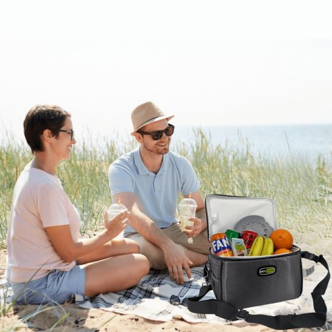 Torba lunchowa Kamai Gio Style na ramię, pastelowy szary, pojemność 7L Torba lunchowa Kamai Gio Style na ramię, pastelowy szary, pojemność 7L