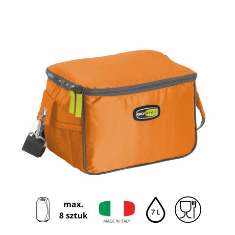 Torba lunchowa Kamai Gio Style na ramię, pomarańczowa, pojemność 7L Torba lunchowa Kamai Gio Style na ramię, pomarańczowa, pojemność 7L