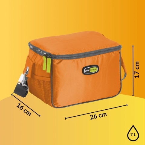 Torba lunchowa Kamai Gio Style na ramię, pomarańczowa, pojemność 7L Torba lunchowa Kamai Gio Style na ramię, pomarańczowa, pojemność 7L