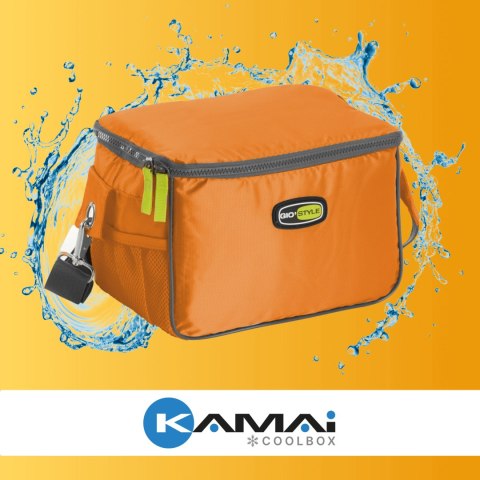 Torba lunchowa Kamai Gio Style na ramię, pomarańczowa, pojemność 7L Torba lunchowa Kamai Gio Style na ramię, pomarańczowa, pojemność 7L