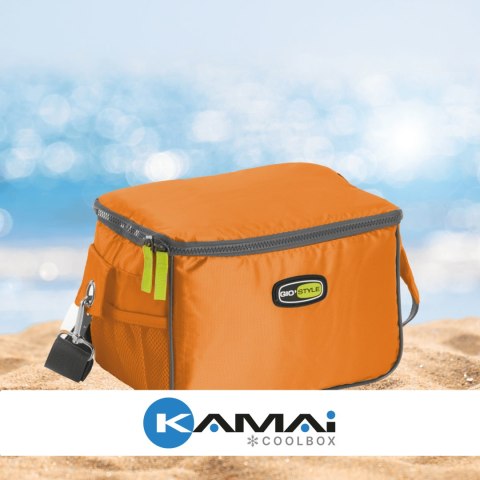 Torba lunchowa Kamai Gio Style na ramię, pomarańczowa, pojemność 7L Torba lunchowa Kamai Gio Style na ramię, pomarańczowa, pojemność 7L