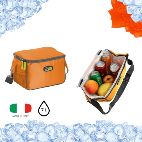 Torba lunchowa Kamai Gio Style na ramię, pomarańczowa, pojemność 7L Torba lunchowa Kamai Gio Style na ramię, pomarańczowa, pojemność 7L
