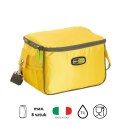Torba lunchowa Kamai Gio Style na ramię, żółta, pojemność 7L
