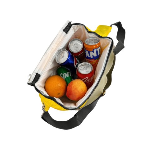 Torba lunchowa Kamai Gio Style na ramię, żółta, pojemność 7L Torba lunchowa Kamai Gio Style na ramię, żółta, pojemność 7L