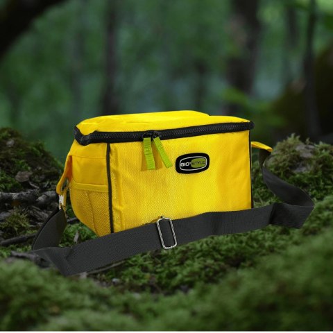 Torba lunchowa Kamai Gio Style na ramię, żółta, pojemność 7L Torba lunchowa Kamai Gio Style na ramię, żółta, pojemność 7L