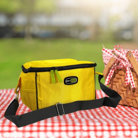 Torba lunchowa Kamai Gio Style na ramię, żółta, pojemność 7L Torba lunchowa Kamai Gio Style na ramię, żółta, pojemność 7L