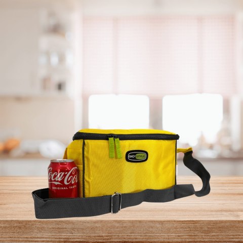 Torba lunchowa Kamai Gio Style na ramię, żółta, pojemność 7L Torba lunchowa Kamai Gio Style na ramię, żółta, pojemność 7L