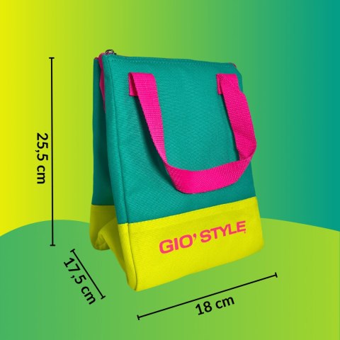 Torba lunchowa Kamai Gio Style, w kolorze seledynowym, pojemność 5L Torba lunchowa Kamai Gio Style, w kolorze seledynowym, pojemność 5L