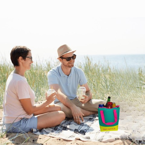 Torba lunchowa Kamai Gio Style, w kolorze seledynowym, pojemność 5L Torba lunchowa Kamai Gio Style, w kolorze seledynowym, pojemność 5L