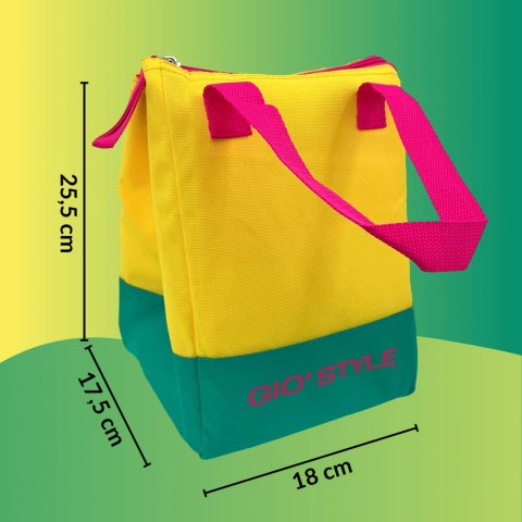 Torba lunchowa Kamai Gio Style, w kolorze żółtym, pojemność 5L Torba lunchowa Kamai Gio Style, w kolorze żółtym, pojemność 5L