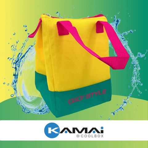 Torba lunchowa Kamai Gio Style, w kolorze żółtym, pojemność 5L Torba lunchowa Kamai Gio Style, w kolorze żółtym, pojemność 5L