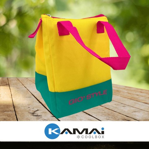 Torba lunchowa Kamai Gio Style, w kolorze żółtym, pojemność 5L Torba lunchowa Kamai Gio Style, w kolorze żółtym, pojemność 5L
