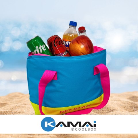 Torba plażowa Kamai Gio Style, w kolorze błękitnym, pojemność 9L Torba plażowa Kamai Gio Style, w kolorze błękitnym, pojemność 9L