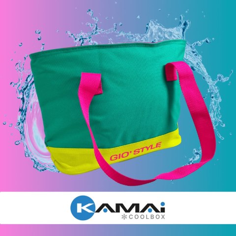Torba plażowa Kamai Gio Style, w kolorze zielonym, pojemność 9L Torba plażowa Kamai Gio Style, w kolorze zielonym, pojemność 9L
