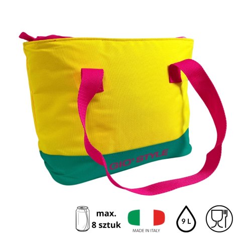 Torba plażowa Kamai Gio Style, w kolorze żółtym, pojemność 9L Torba plażowa Kamai Gio Style, w kolorze żółtym, pojemność 9L