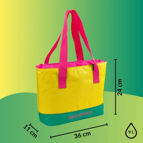 Torba plażowa Kamai Gio Style, w kolorze żółtym, pojemność 9L Torba plażowa Kamai Gio Style, w kolorze żółtym, pojemność 9L