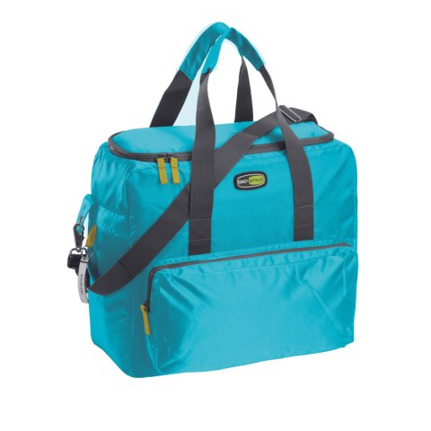 Torba termiczna Kamai Gio Style na ramię, błękitna, z kieszeniami i rączką do noszenia, pojemność 33L Torba termiczna Kamai Gio Style na ramię, błękitna, z kieszeniami i rączką do noszenia, pojemność 33L