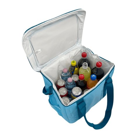 Torba termiczna Kamai Gio Style na ramię, niebieska, z kieszenią boczną i uchwytem do noszenia, pojemność 30L Torba termiczna Kamai Gio Style na ramię, niebieska, z kieszenią boczną i uchwytem do noszenia, pojemność 30L