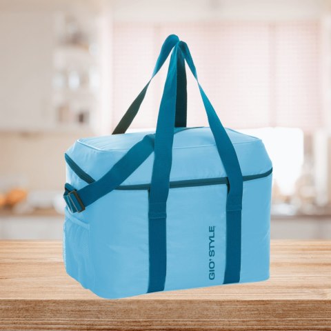Torba termiczna Kamai Gio Style na ramię, niebieska, z kieszenią boczną i uchwytem do noszenia, pojemność 30L Torba termiczna Kamai Gio Style na ramię, niebieska, z kieszenią boczną i uchwytem do noszenia, pojemność 30L