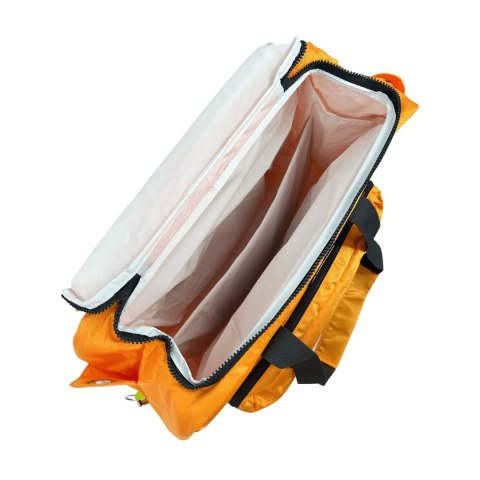 Torba termiczna Kamai Gio Style na ramię, pomarańczowa, z kieszeniami i rączką do noszenia, pojemność 33L Torba termiczna Kamai Gio Style na ramię, pomarańczowa, z kieszeniami i rączką do noszenia, pojemność 33L