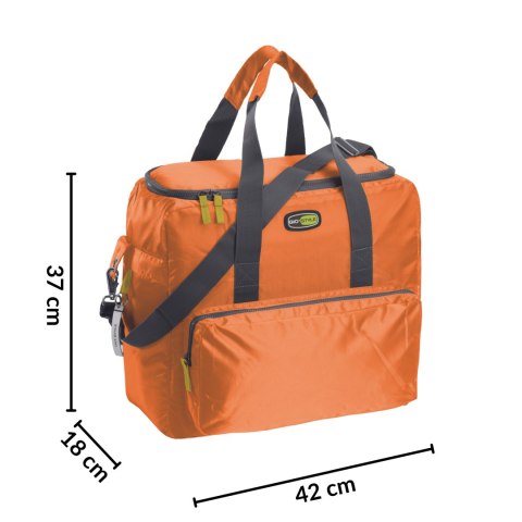 Torba termiczna Kamai Gio Style na ramię, pomarańczowa, z kieszeniami i rączką do noszenia, pojemność 33L Torba termiczna Kamai Gio Style na ramię, pomarańczowa, z kieszeniami i rączką do noszenia, pojemność 33L