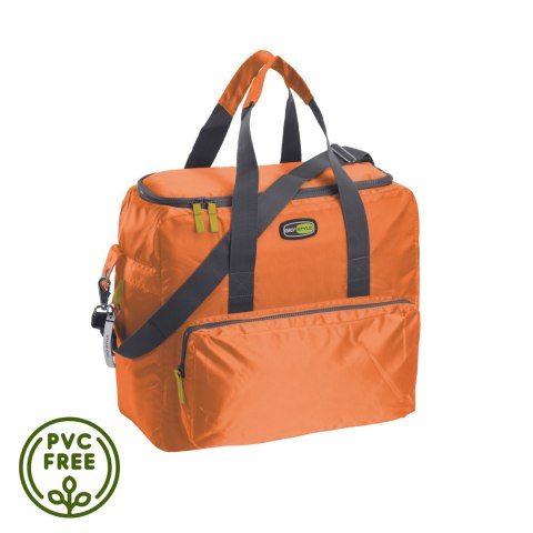 Torba termiczna Kamai Gio Style na ramię, pomarańczowa, z kieszeniami i rączką do noszenia, pojemność 33L Torba termiczna Kamai Gio Style na ramię, pomarańczowa, z kieszeniami i rączką do noszenia, pojemność 33L