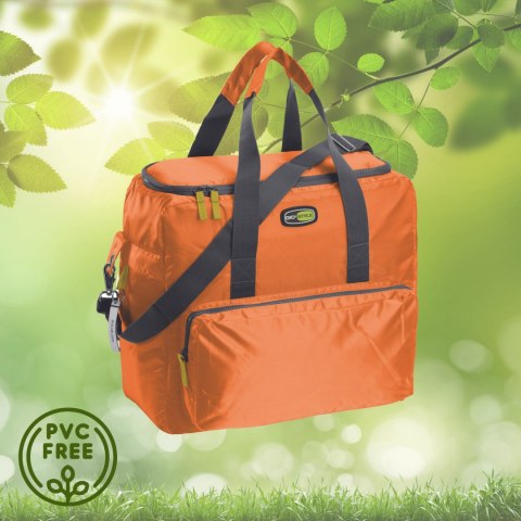 Torba termiczna Kamai Gio Style na ramię, pomarańczowa, z kieszeniami i rączką do noszenia, pojemność 33L Torba termiczna Kamai Gio Style na ramię, pomarańczowa, z kieszeniami i rączką do noszenia, pojemność 33L