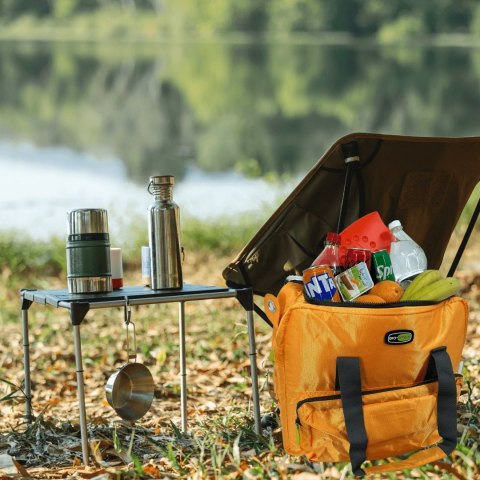 Torba termiczna Kamai Gio Style na ramię, pomarańczowa, z kieszeniami i rączką do noszenia, pojemność 33L Torba termiczna Kamai Gio Style na ramię, pomarańczowa, z kieszeniami i rączką do noszenia, pojemność 33L