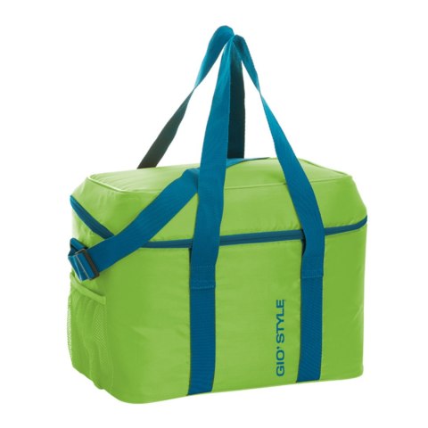 Torba termiczna Kamai Gio Style na ramię, zielona, z kieszenią boczną i uchwytem do noszenia, pojemność 30L Torba termiczna Kamai Gio Style na ramię, zielona, z kieszenią boczną i uchwytem do noszenia, pojemność 30L