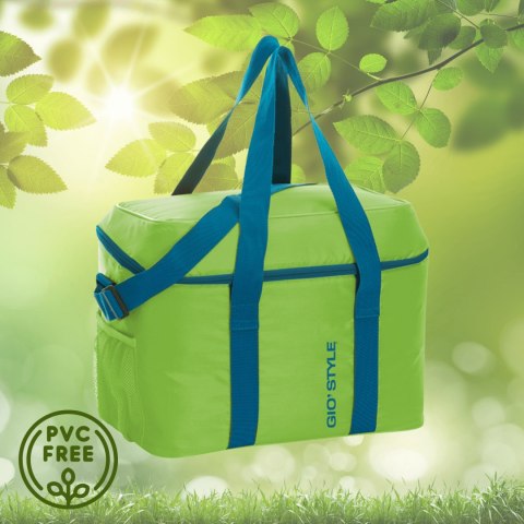 Torba termiczna Kamai Gio Style na ramię, zielona, z kieszenią boczną i uchwytem do noszenia, pojemność 30L Torba termiczna Kamai Gio Style na ramię, zielona, z kieszenią boczną i uchwytem do noszenia, pojemność 30L