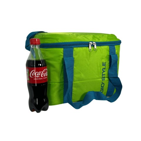 Torba termiczna Kamai Gio Style na ramię, zielona, z kieszenią boczną i uchwytem do noszenia, pojemność 30L Torba termiczna Kamai Gio Style na ramię, zielona, z kieszenią boczną i uchwytem do noszenia, pojemność 30L