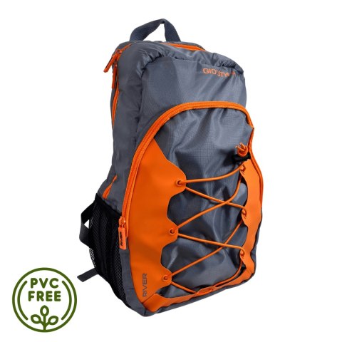 Wodoodporny plecak Kamai Gio Style, pojemność 16L, w kolorze szaro-pomarańczowym Wodoodporny plecak Kamai Gio Style, pojemność 16L, w kolorze szaro-pomarańczowym