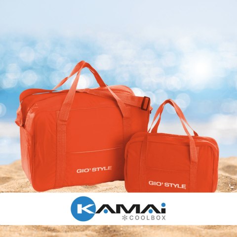 Zestaw toreb Kamai Gio Style 24L i 7L, pomarańczowe, na ramię i z uchwytem do noszenia Zestaw toreb Kamai Gio Style 24L i 7L, pomarańczowe, na ramię i z uchwytem do noszenia