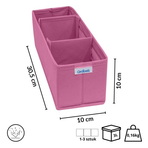 BLOSSOM duży organizer do szufaldy 30,5x10x10cm BLOSSOM duży organizer do szufaldy 30,5x10x10cm